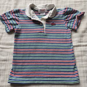Vintage Lacoste striped polo toddler size 3